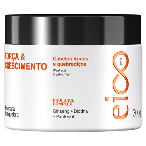 Máscara Capilar Eico Pro Força & Crescimento 300g