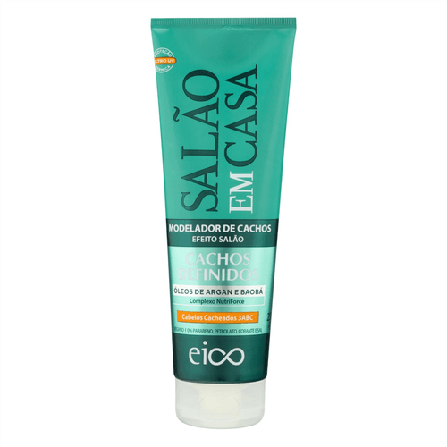 Modelador de Ondas Eico Salão em Casa Cachos Definidos Crespos 3ABC 250ml