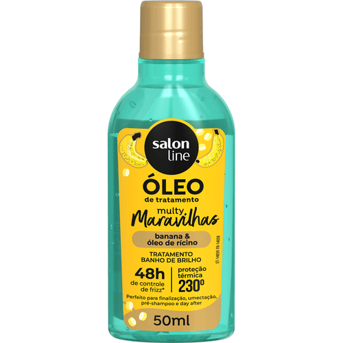 Óleo Reparador Salon Line Multy Maravilhas Banho de Brilho Cachos dos Sonhos 50ml