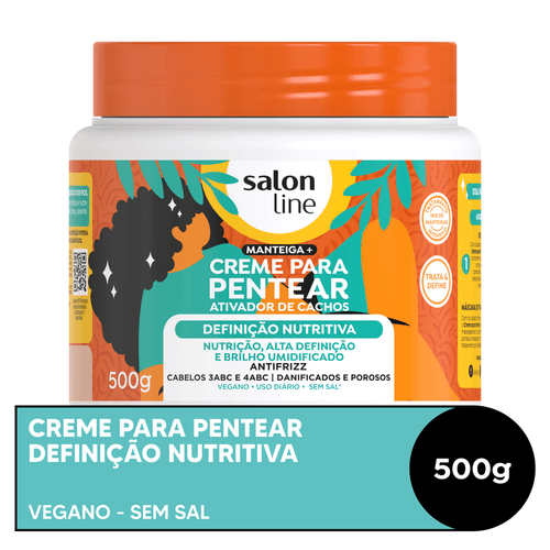 Creme para Pentear Salon Line Definição Nutritiva 500g