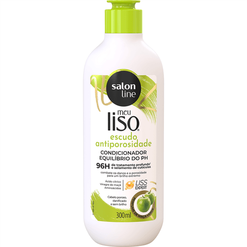 Condicionador Salon Line Meu Liso Escudo Antiporosidade 300ml