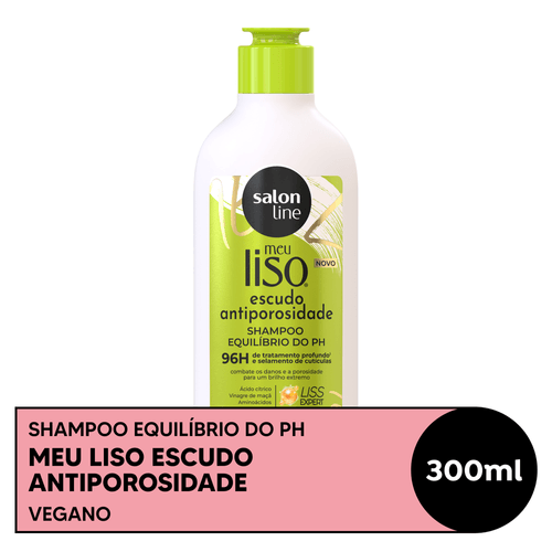 Shampoo Salon Line Escudo Antiporosidade Meu Liso 300ml