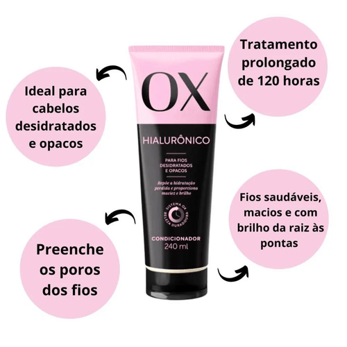 Condicionador OX Hialurônico 240ml