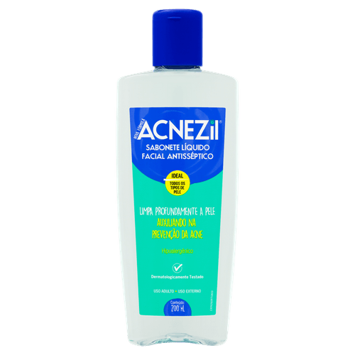 Acnezil Sabonete Liquido Facial 200ml