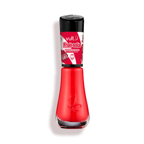 Esmalte Vult Vermelho Morango com Creme Fruit-tella com 8ml