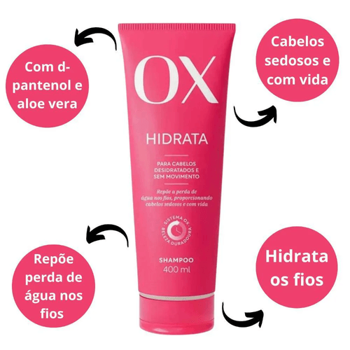 Shampoo OX Hidrata 400ml