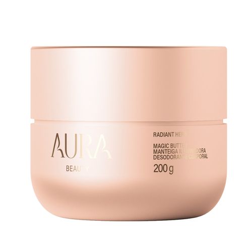 Manteiga Iluminadora Aura Beauty Radiant Hera 200g