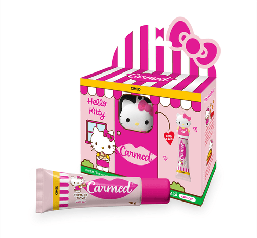 Hidratante Labial Carmed Hello Kitty Torta de Maçã 10g