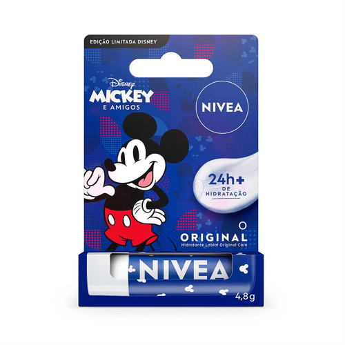 Nivea Hidratante Labial Disney Mickey e Amigos 4,8g