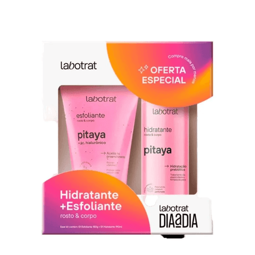 Kit Labotrat Pitaya com Hidratante 190ml e Esfoliante 150g