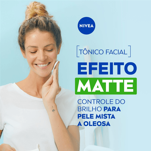 Tônico Adstringente Facial Nivea Controle do Brilho Efeito Matte 200ml
