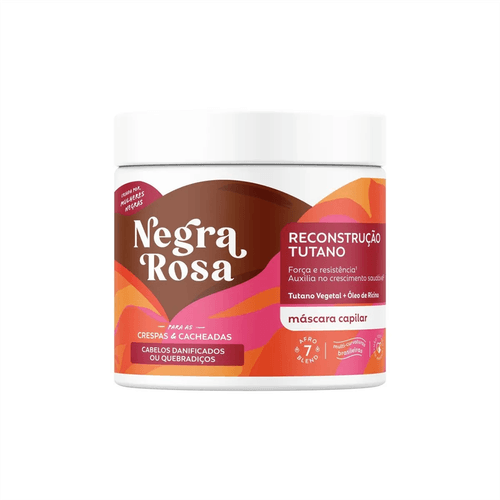 Máscara Capilar Reconstrução Tutano Negra Rosa 500g