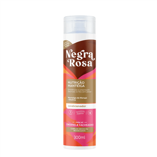 Condicionador Nutrição Manteiga Negra Rosa 300ml