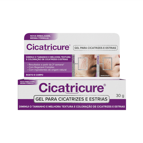 Gel Cicatricure para Cicatrizes e Estrias 30g