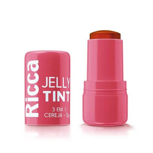 Bastão 3 em 1 Ricca Jelly Tint Cereja 5g