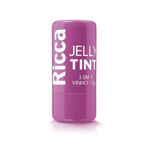 Bastão 3 em 1 Ricca Jelly Tint Vinho 5g