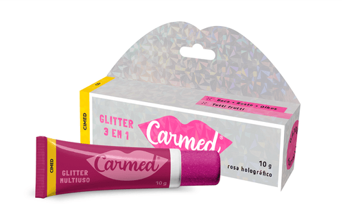Hidratante Labial Carmed Glitter 3 em 1 10g