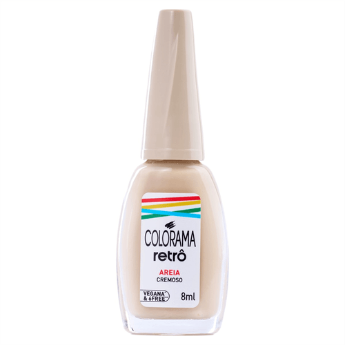 Esmalte Cremoso Colorama Retrô Areia 8ml