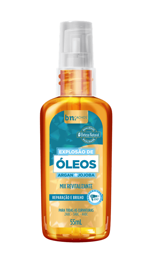 Explosão de Óleos Beleza Natural Jojoba e Argan 55ml