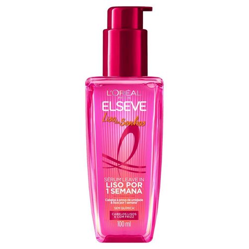 Sérum Leave In L'Oreal Elseve Liso dos Sonhos 100ml