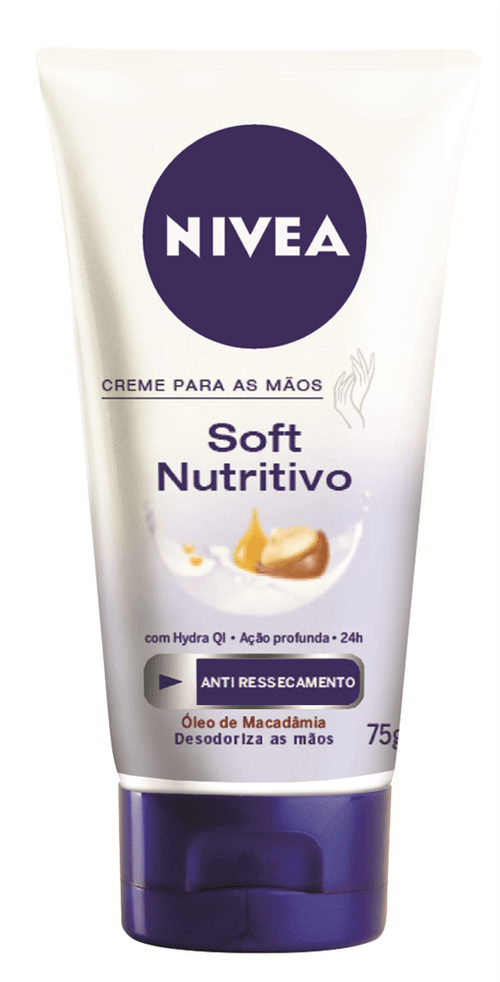 Creme para Mãos Nivea Soft Nutritivo 75g