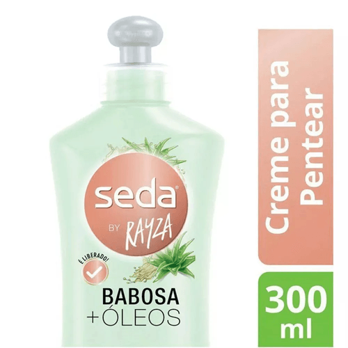 Creme Para Pentear Seda Babosa + Óleos 300ml