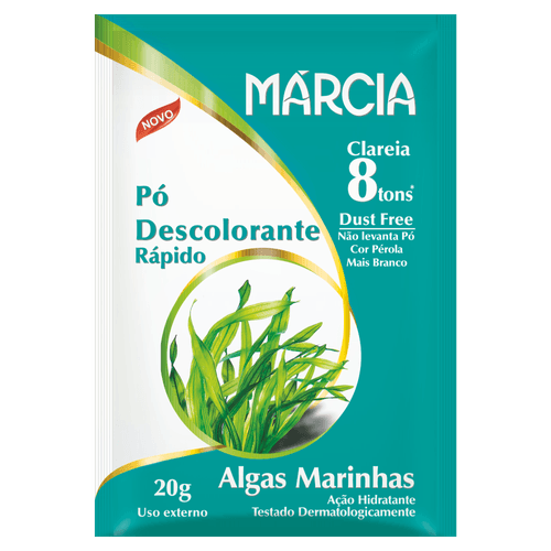 Pó Descolorante Márcia Algas Marinhas 20g