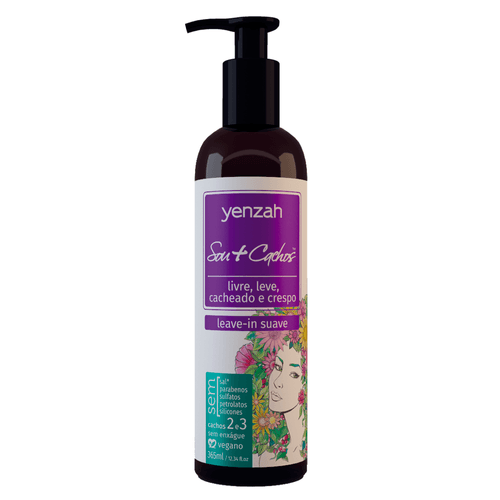Leave-in Yenzah Sou+ Cachos Suave 365ml