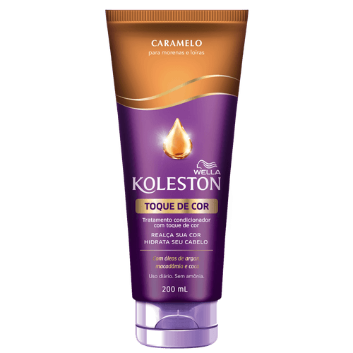 Tratamento Condicionador Koleston Toque de Cor Caramelo 200ml