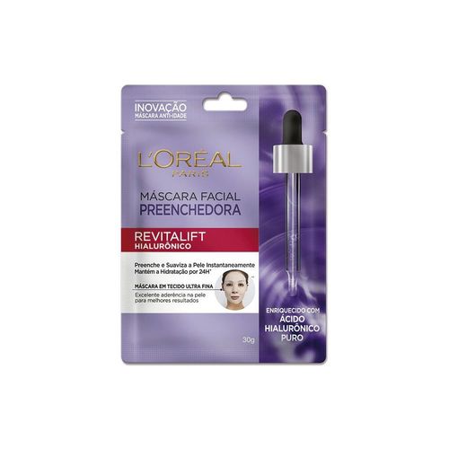 Máscara Facial Preenchedora L'Oréal Revitalift Hialurônico 32g