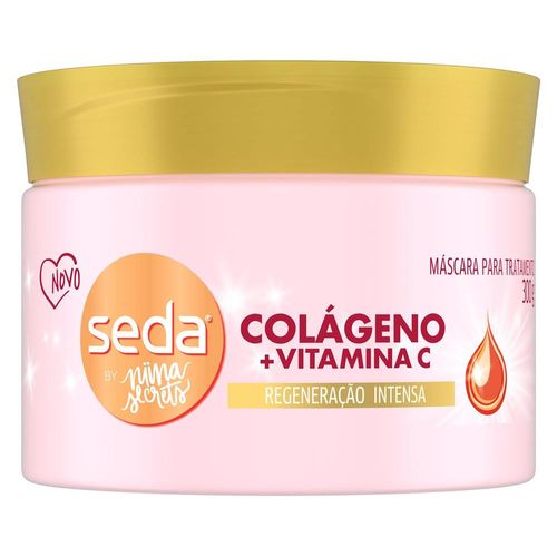 Máscara Seda Colágeno + Vitamina C 300g