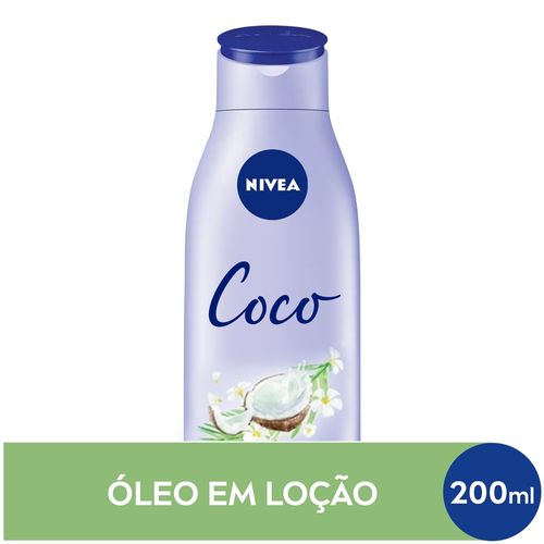 Hidratante Nivea Óleos Essenciais Coco e Óleo Monoi 200ml