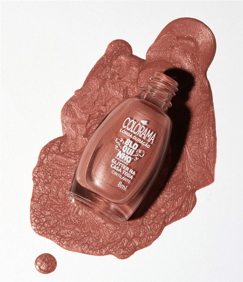 Esmalte Cremoso Colorama Coleções Bloquinho Glitter na Casa Toda 8ml