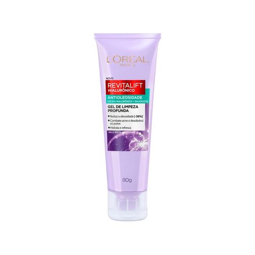 Gel de Limpeza Revitalift Hialurônico Antioleosidade 80g