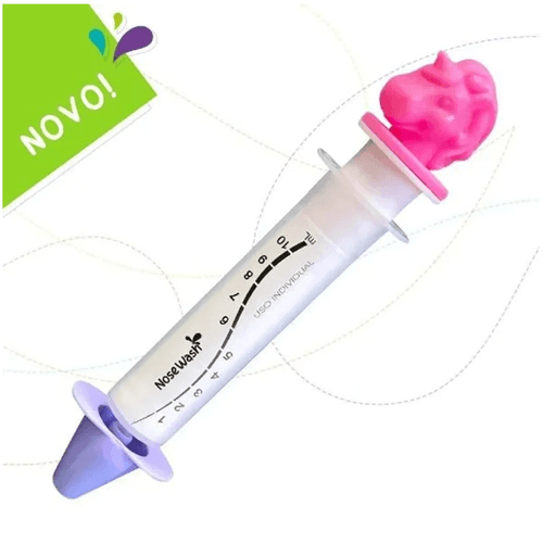 Seringa para Lavagem Nasal Nosewash Rosa