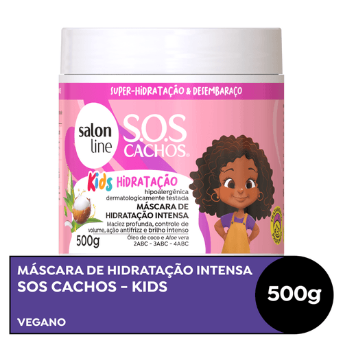 Máscara de Hidratação Salon Line SOS Cachos Kids 500g