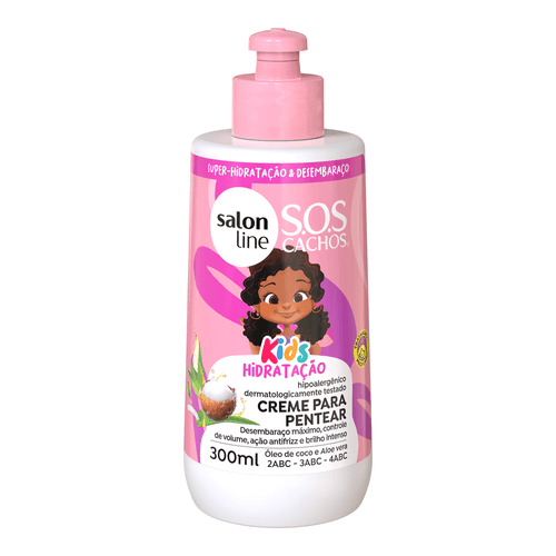 Creme para Pentear Salon Line SOS Cachos Kids Hidratação 300ml