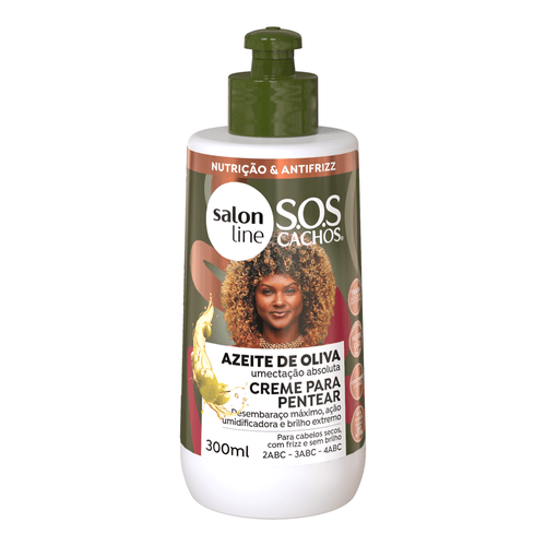Creme para Pentear Salon Line SOS Cachos Azeite de Oliva 300ml