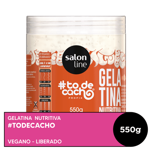 Gelatina Salon Line #todecacho Nutritiva 550g