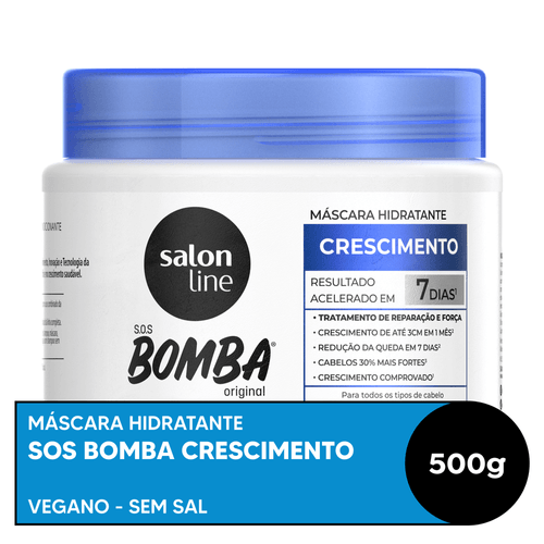 Máscara de Hidratação Salon Line SOS Bomba Original 500g