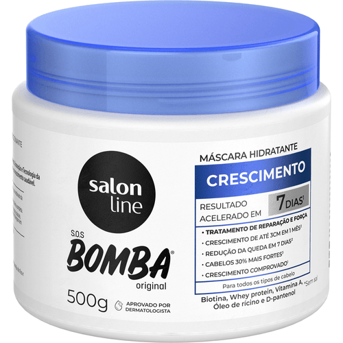 Máscara de Hidratação Salon Line SOS Bomba Original 500g