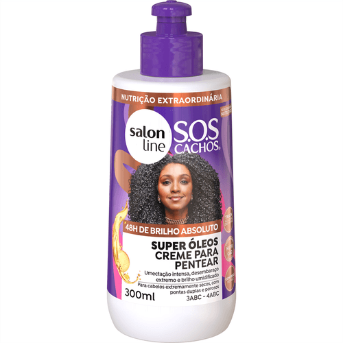 Creme para Pentear Salon Line SOS Cachos Super Óleos 300ml