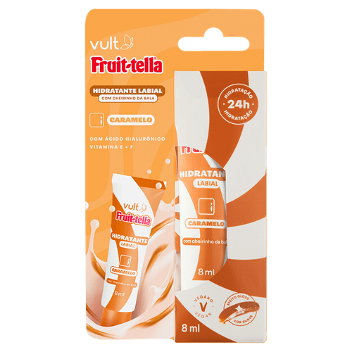 Hidratante Labial Vult Suave Caramelo Fruit-tella com 8ml