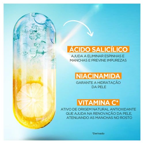 Hidratante Gel Salicílico Toque Seco Antiacne Facial Garnier 85g