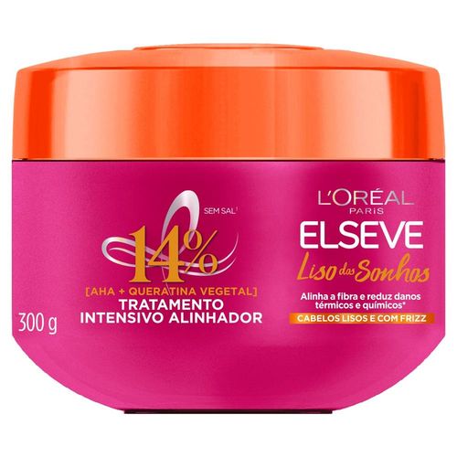 Creme Intensivo Alinhador L'Oreal Elseve Liso dos Sonhos 300g