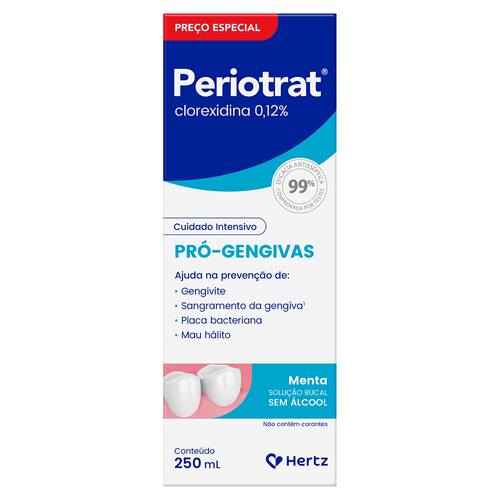 Periotrat Enxaguante Bucal Sem Álcool 250ml