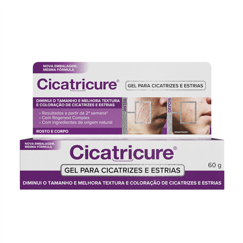 Gel Cicatricure para Cicatrizes e Estrias 60g