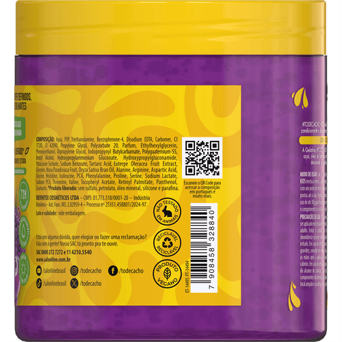 Gelatina Definidora Salon Line #Todecacho Kids Açaí 550g