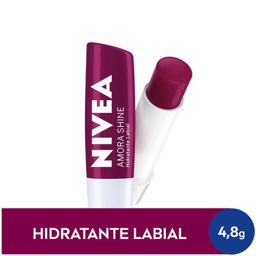 Nivea Hidratante Labial Amora Shine 4,8 g