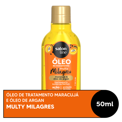 Óleo Reparador Salon Line Multy Milagres Antiporosidade Cachos dos Sonhos 50ml